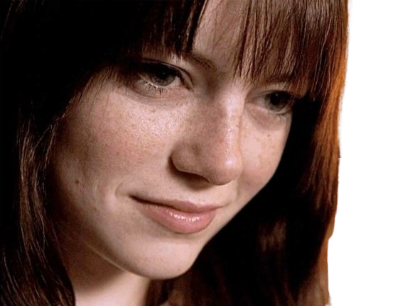 abby emma emilie jean stone paper man brune yeux verts jeune americaine actrice femme frange