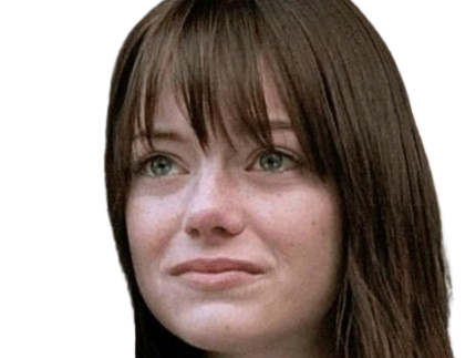 abby emma emilie jean stone paper man brune yeux verts jeune americaine actrice femme frange