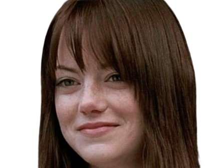 abby emma emilie jean stone paper man brune yeux verts jeune americaine actrice femme frange