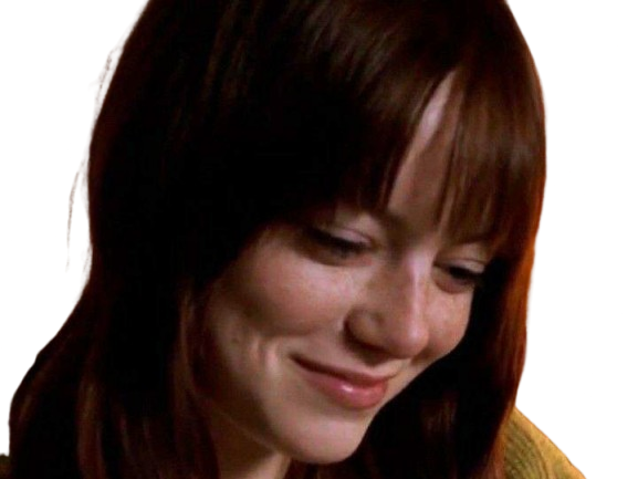 abby emma emilie jean stone paper man brune yeux verts jeune americaine actrice femme frange