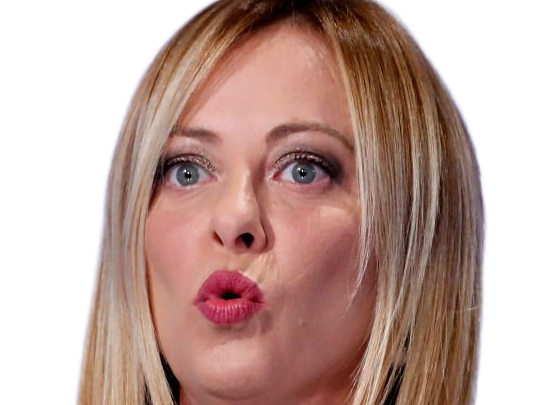 giorgia meloni femme politique italienne premiere ministre italie cheffe etat droite conservatrice quarantenaire cheveux-blonds yeux-verts