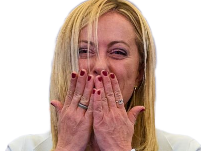 giorgia meloni femme politique italienne premiere ministre italie cheffe etat droite conservatrice quarantenaire cheveux-blonds yeux-verts