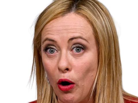 giorgia meloni femme politique italienne premiere ministre italie cheffe etat droite conservatrice quarantenaire cheveux-blonds yeux-verts