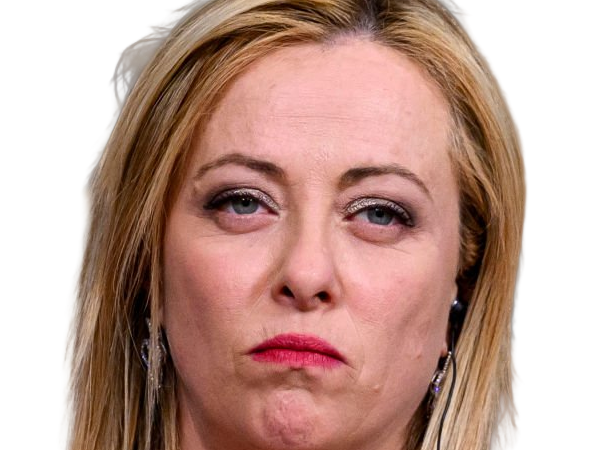 giorgia meloni femme politique italienne premiere ministre italie cheffe etat droite conservatrice quarantenaire cheveux-blonds yeux-verts