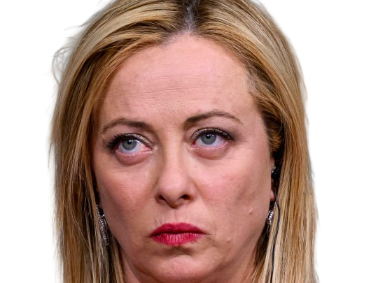 giorgia meloni femme politique italienne premiere ministre italie cheffe etat droite conservatrice quarantenaire cheveux-blonds yeux-verts