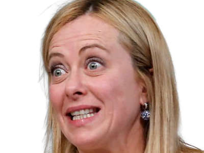 giorgia meloni femme politique italienne premiere ministre italie cheffe etat droite conservatrice quarantenaire cheveux-blonds yeux-verts