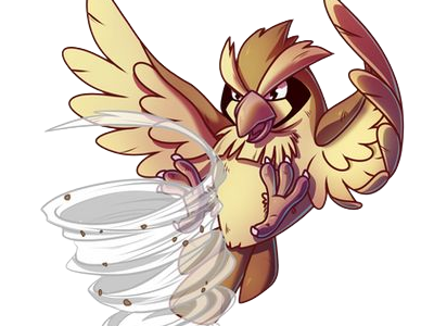 roucool pidgey poppo pokemon pkm jeu anime type normal vol 1g kanto minoiseau