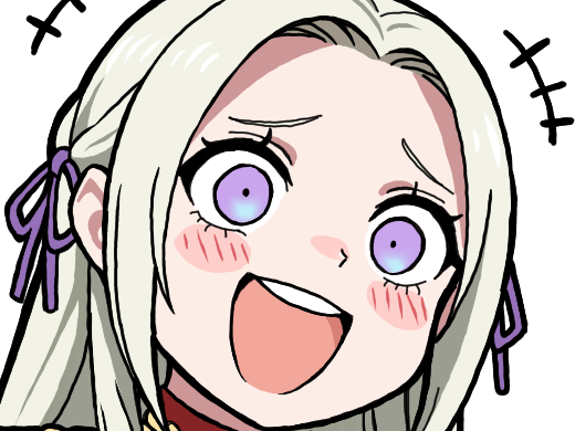 edelgard von hresvelg edel fire emblem three houses fe3h aigles jais moupe chibi surexcitee euphorique