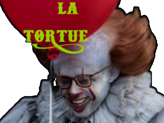 ca it derry tortue larry chance clown ballon halloween mektoub hasard tour dermato pennywise tueur
