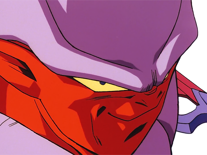 janemba janenba forme-finale dragon-ball-z oav fusions 1995 dbz demon mal-incarne antagoniste epeiste peau-rouge yeux-jaunes cornes