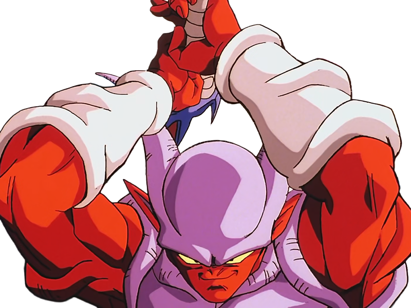 janemba janenba forme-finale dragon-ball-z oav fusions 1995 dbz demon mal-incarne antagoniste epeiste peau-rouge yeux-jaunes cornes