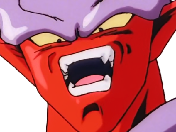 janemba janenba forme-finale dragon-ball-z oav fusions 1995 dbz demon mal-incarne antagoniste epeiste peau-rouge yeux-jaunes cornes