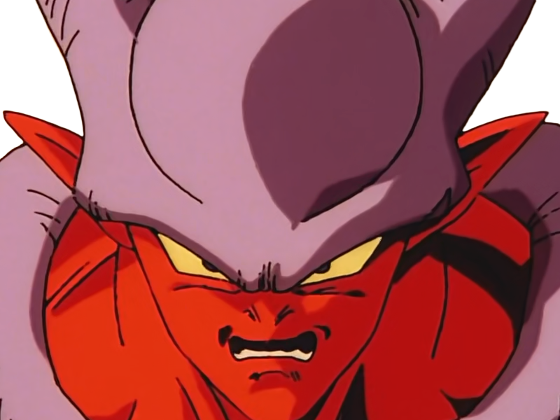 janemba janenba forme-finale dragon-ball-z oav fusions 1995 dbz demon mal-incarne antagoniste epeiste peau-rouge yeux-jaunes cornes