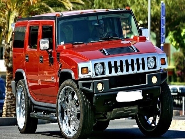 hammer h2 rouge tuning bling chrome suv