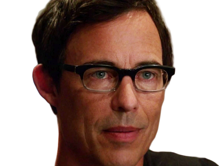 harrison wells scientifique eobard thawne reverse-flash tom cavanagh the-flash serie arrowverse homme cinquantaine cheveux-bruns yeux-bleus