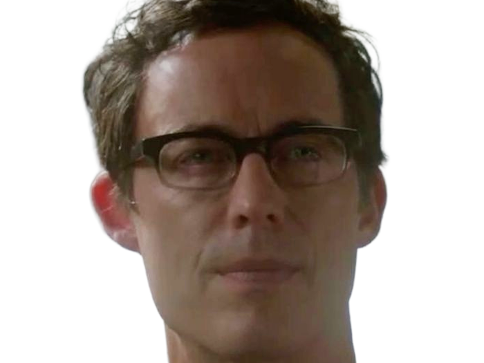 harrison wells scientifique eobard thawne reverse-flash tom cavanagh the-flash serie arrowverse homme cinquantaine cheveux-bruns yeux-bleus