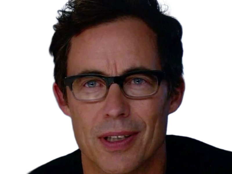 harrison wells scientifique eobard thawne reverse-flash tom cavanagh the-flash serie arrowverse homme cinquantaine cheveux-bruns yeux-bleus