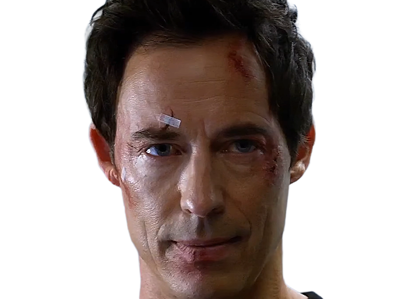 harrison wells scientifique eobard thawne reverse-flash tom cavanagh the-flash serie arrowverse homme cinquantaine cheveux-bruns yeux-bleus