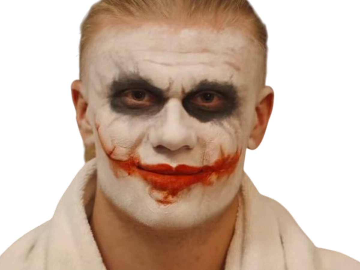 erling haaland deguisement deguise maquillage maquille joker halloween