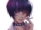 tae-takemi-persona-5-p5-jeu-video-rpg-medecin-punk-gothique-femme-cheveux-bleus-fonces-yeux-marrons-blouse-blanche-waifu