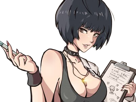 tae-takemi-persona-5-p5-jeu-video-rpg-medecin-punk-gothique-femme-cheveux-bleus-fonces-yeux-marrons-blouse-blanche-waifu