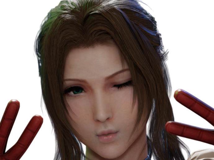 aerith gainsborough aeris ff7 final fantasy clemence