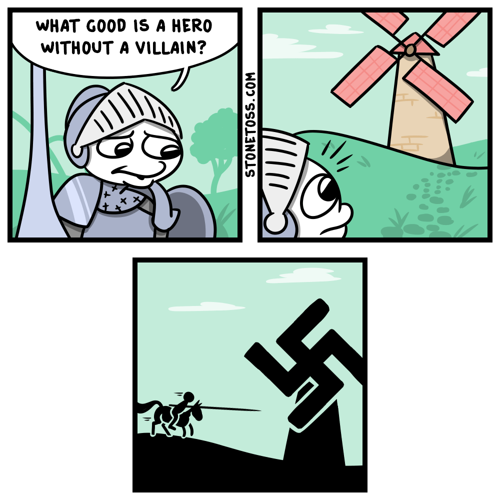 lfi gauche ennemi imaginaire chofa don quichotte moulin