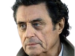 ian mcshane acteur britannique anglais homme brun yeux bleus vieux charisme soixantaine soixantenaire 2020 2020s