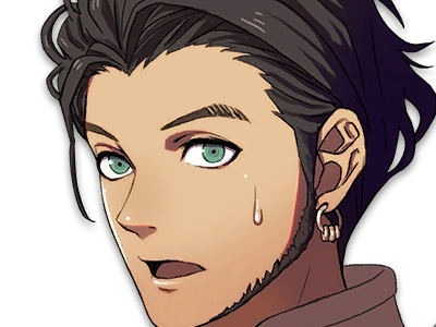 Sticker claude von riegan fire emblem three houses fe3h jeu video leader cerfs dor alliance leicester par Dark-63
