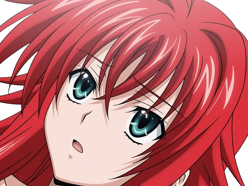 rias gremory demon classe superieur etudiante high school dxd anime manga rousse femme waifu