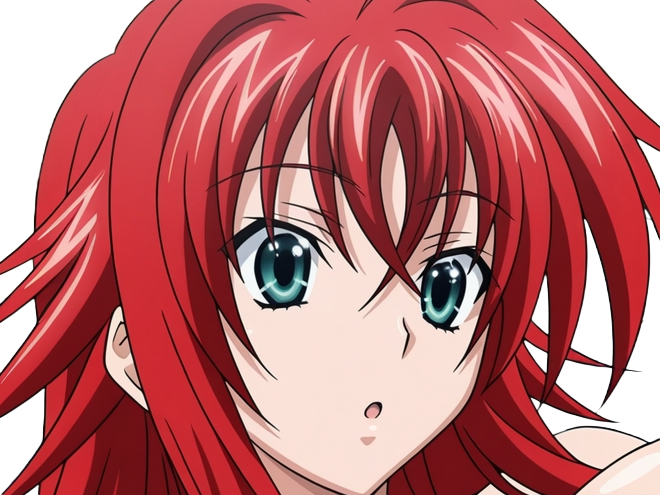 rias gremory demon classe superieur etudiante high school dxd anime manga rousse femme waifu