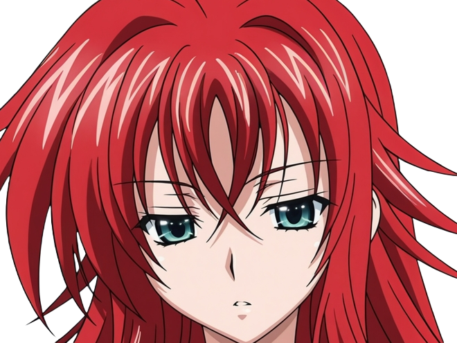 rias gremory demon classe superieur etudiante high school dxd anime manga rousse femme waifu