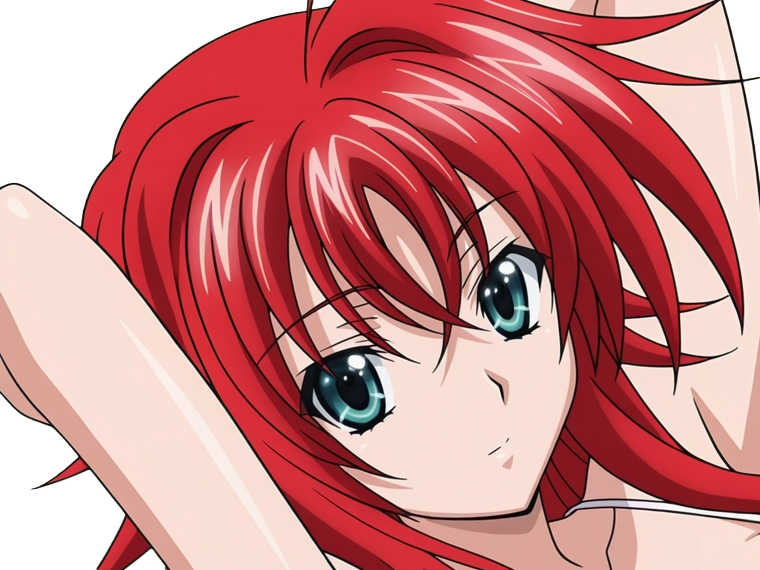 rias gremory demon classe superieur etudiante high school dxd anime manga rousse femme waifu
