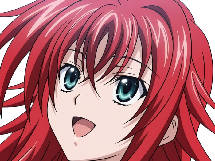 rias gremory demon classe superieur etudiante high school dxd anime manga rousse femme waifu