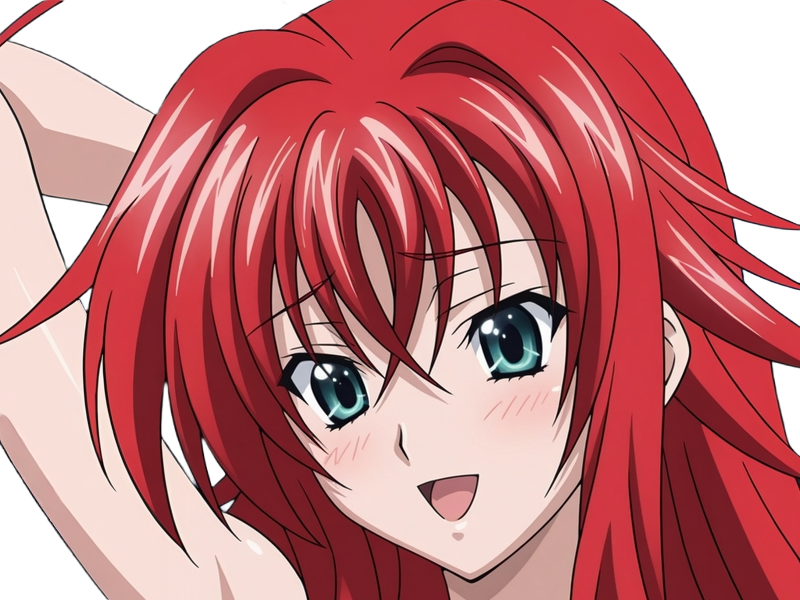 rias gremory demon classe superieur etudiante high school dxd anime manga rousse femme waifu