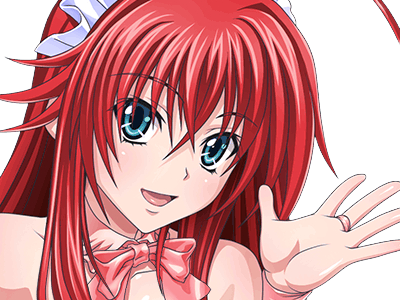 rias gremory demon classe superieur etudiante high school dxd anime manga rousse femme waifu
