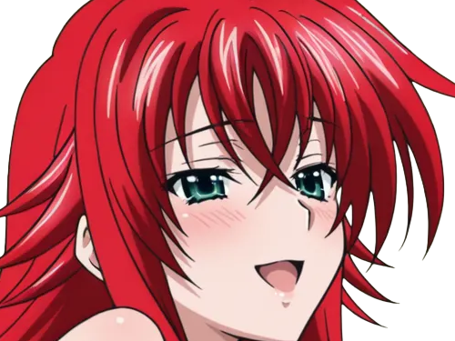 rias gremory demon classe superieur etudiante high school dxd anime manga rousse femme waifu