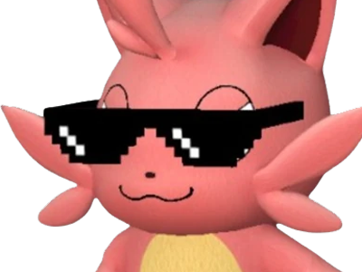 palworld cattiva chat lunettes de soleil pokemon sourire