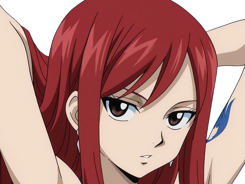 erza scarlet fairy tail elsa hiro mashima manga anime waifu mage titania rang s rousse
