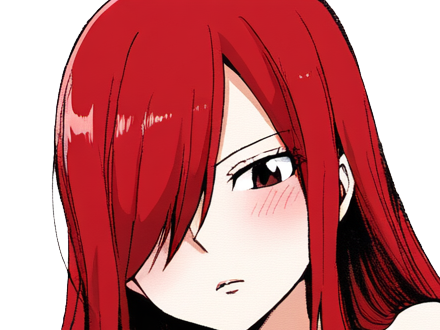 erza scarlet fairy tail elsa hiro mashima manga anime waifu mage titania rang s rousse