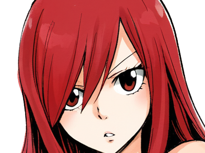 erza scarlet fairy tail elsa hiro mashima manga anime waifu mage titania rang s rousse