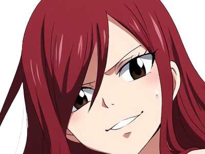 Sticker erza scarlet fairy tail elsa hiro mashima manga anime waifu mage titania rang s rousse par Dark-63