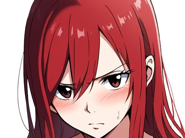 erza scarlet fairy tail elsa hiro mashima manga anime waifu mage titania rang s rousse