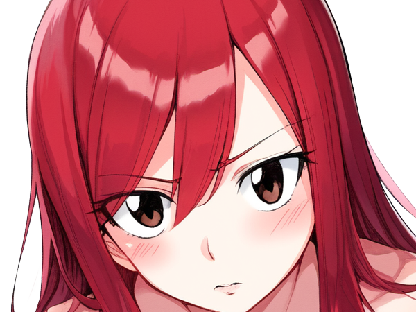 erza scarlet fairy tail elsa hiro mashima manga anime waifu mage titania rang s rousse