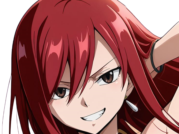 erza scarlet fairy tail elsa hiro mashima manga anime waifu mage titania rang s rousse