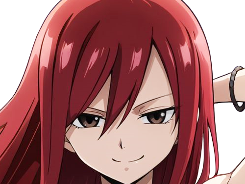 Sticker erza scarlet fairy tail elsa hiro mashima manga anime waifu mage titania rang s rousse par Dark-63