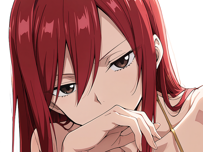 erza scarlet fairy tail elsa hiro mashima manga anime waifu mage titania rang s rousse