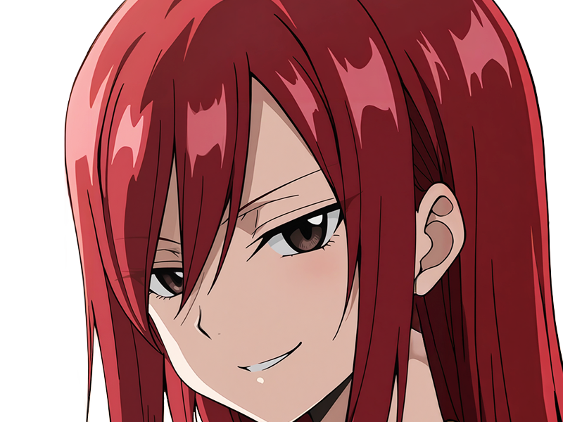 Sticker erza scarlet fairy tail elsa hiro mashima manga anime waifu mage titania rang s rousse par Dark-63