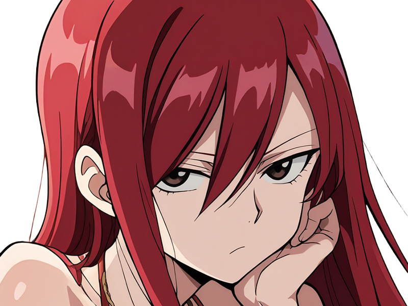 erza scarlet fairy tail elsa hiro mashima manga anime waifu mage titania rang s rousse
