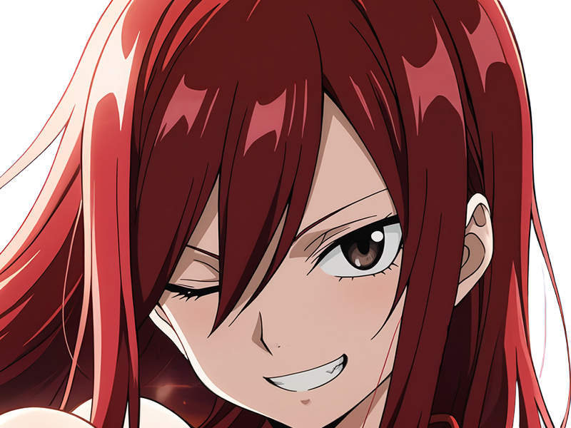 erza scarlet fairy tail elsa hiro mashima manga anime waifu mage titania rang s rousse